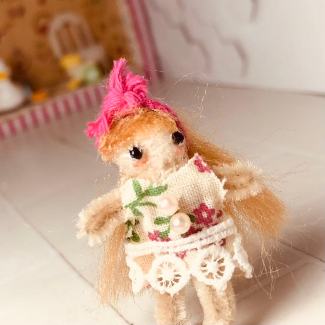 キュート♡なミニサイズの女の子とベア＊モールアート