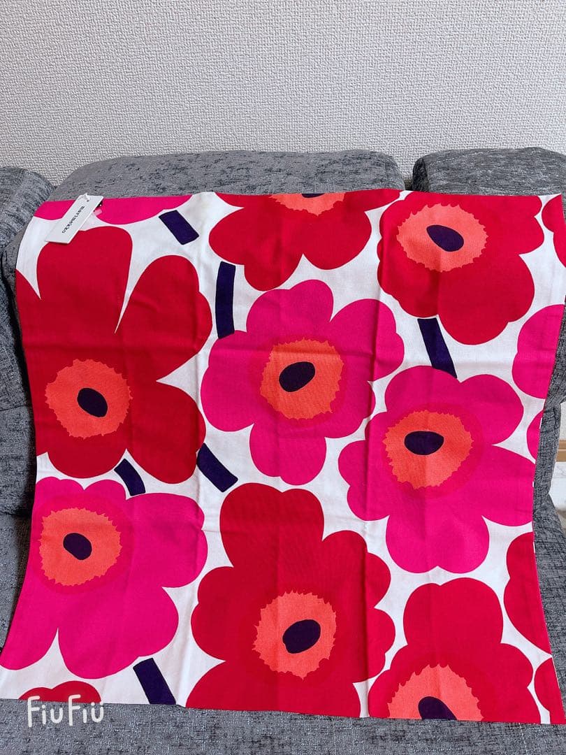 マリメッコ クッションカバー 50×50 marimekko ウニッコ 花柄