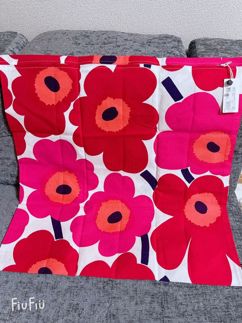 マリメッコ クッションカバー 50×50 marimekko ウニッコ 花柄