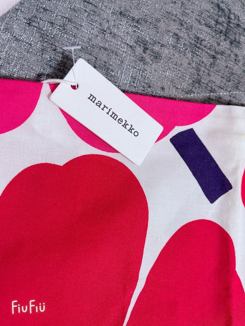 マリメッコ クッションカバー 50×50 marimekko ウニッコ 花柄