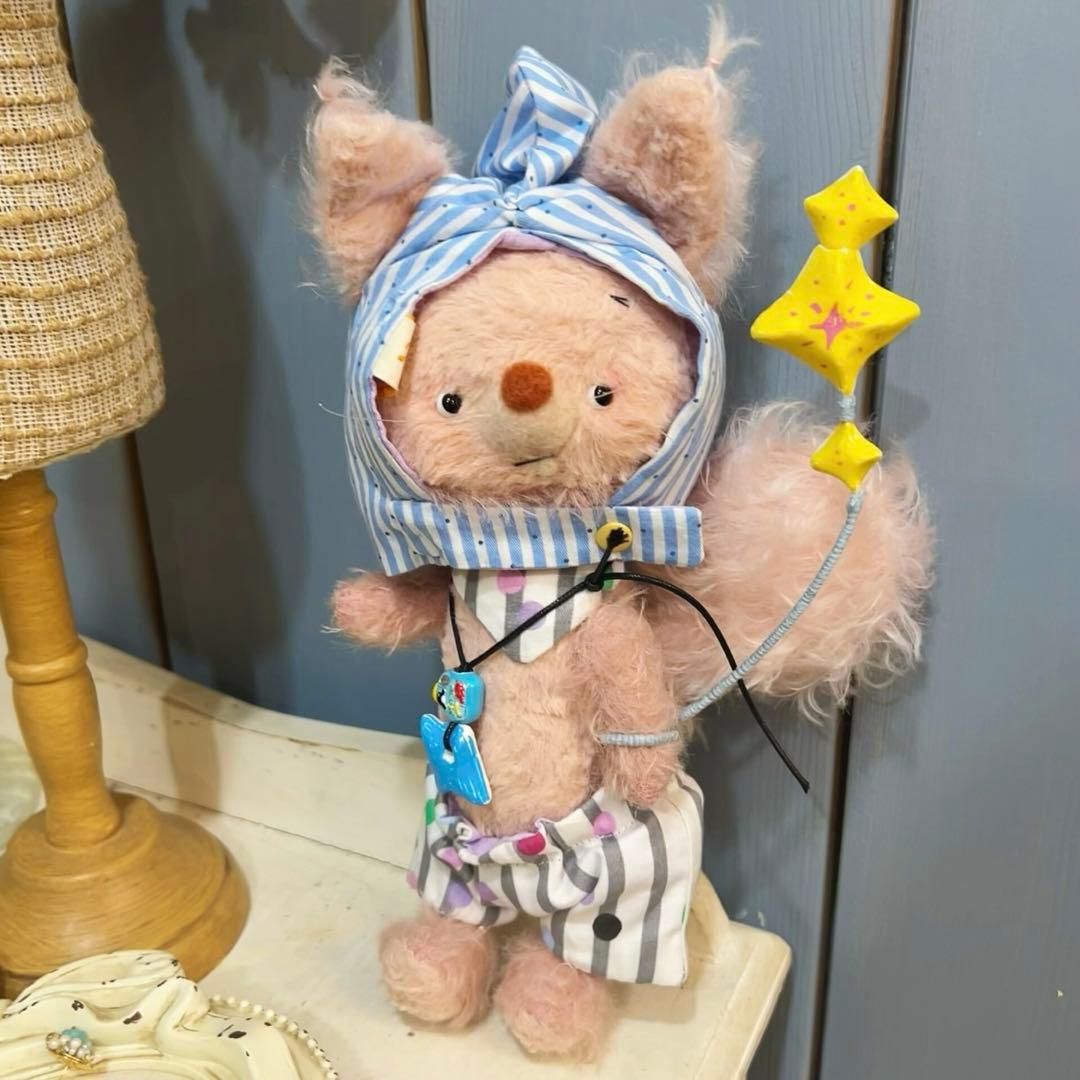 魔法使い星リス アーティストベア 海外作家様 ハンドメイド ぬいぐるみ