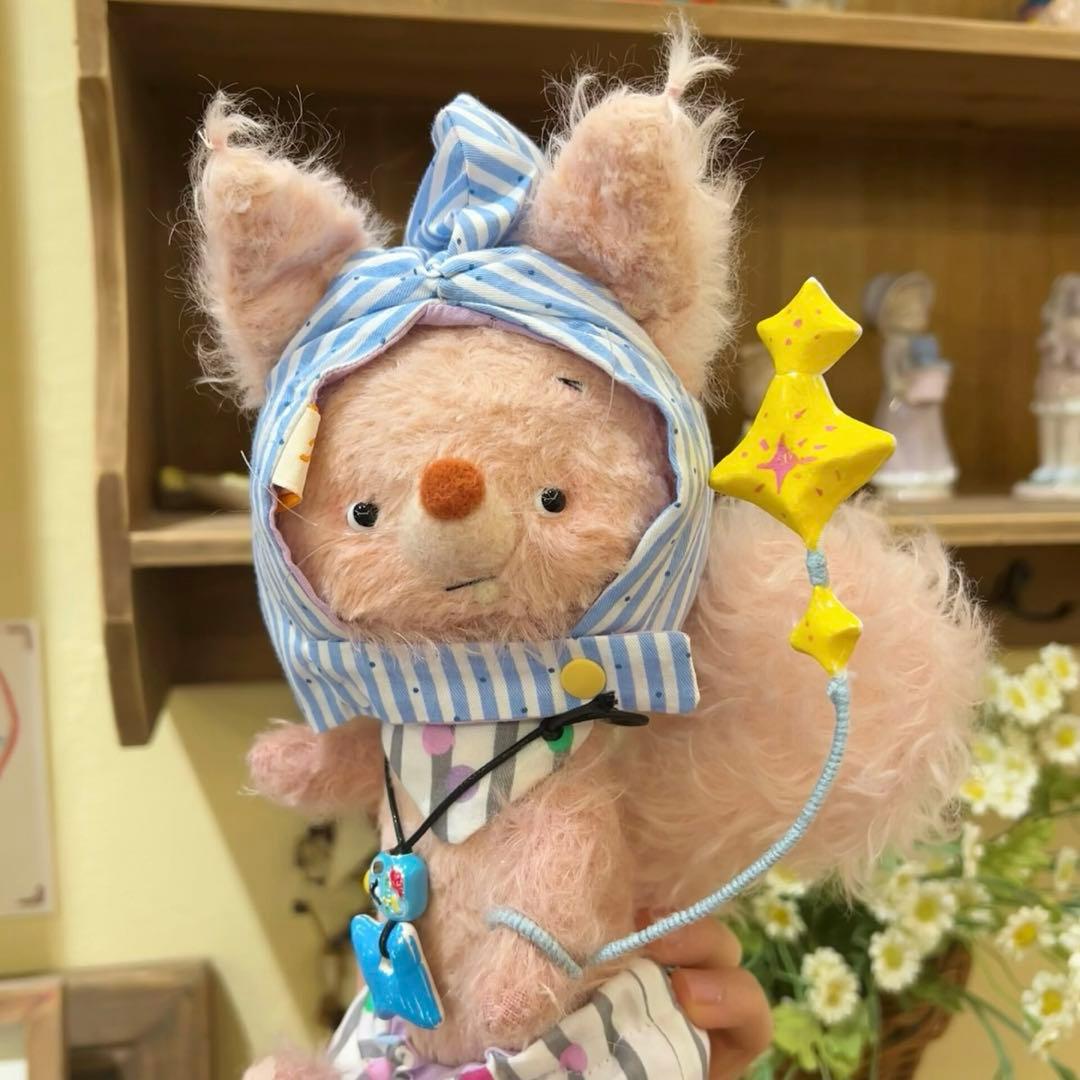 魔法使い星リス アーティストベア 海外作家様 ハンドメイド ぬいぐるみ