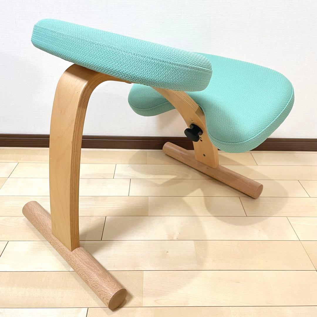 バランスラボ バランスチェア バランスイージー ライトグリーン 中古美品