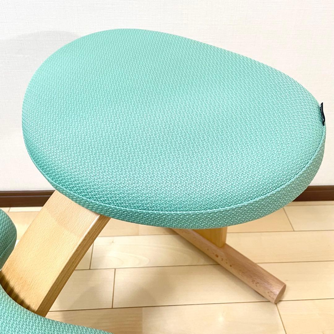バランスラボ バランスチェア バランスイージー ライトグリーン 中古美品
