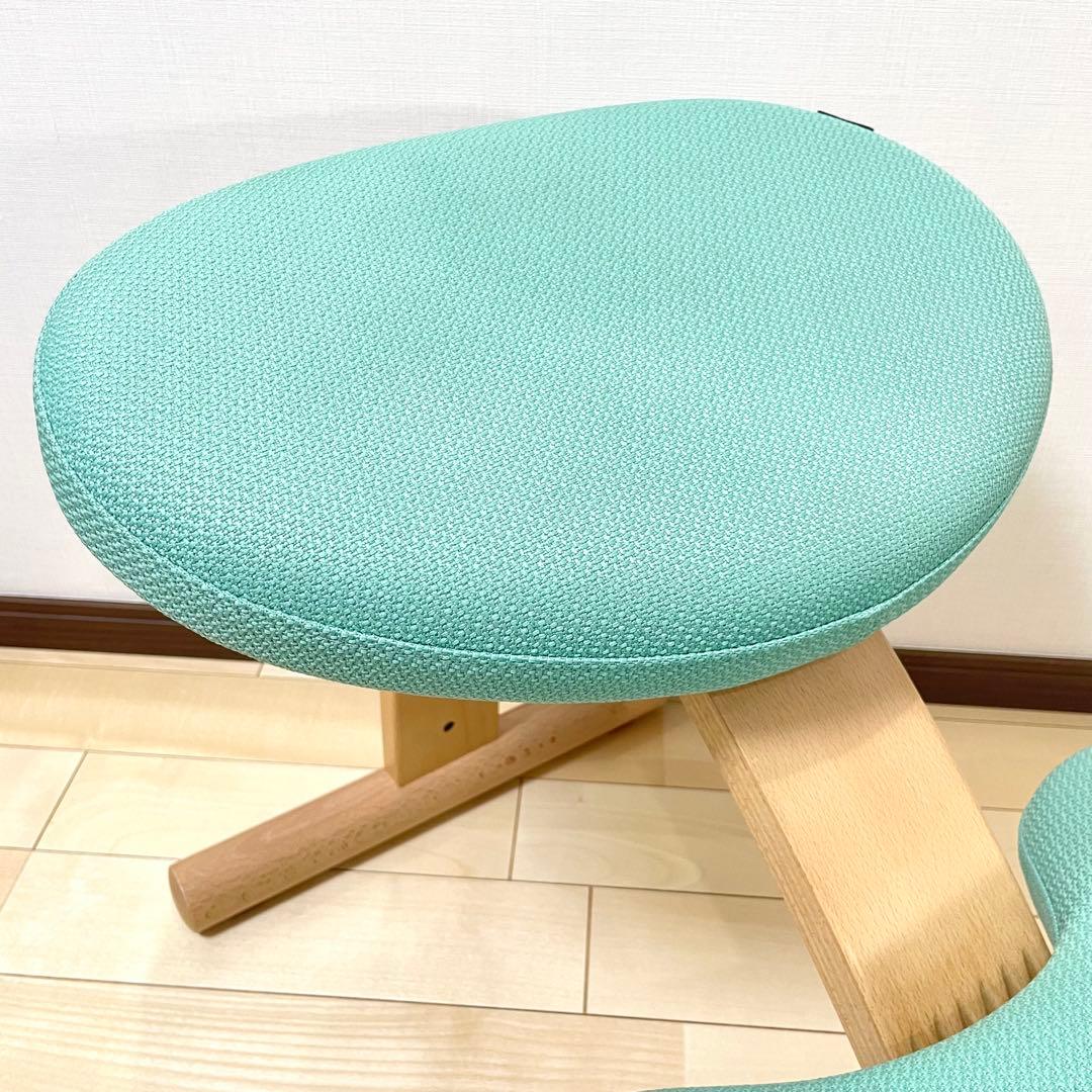 バランスラボ バランスチェア バランスイージー ライトグリーン 中古美品
