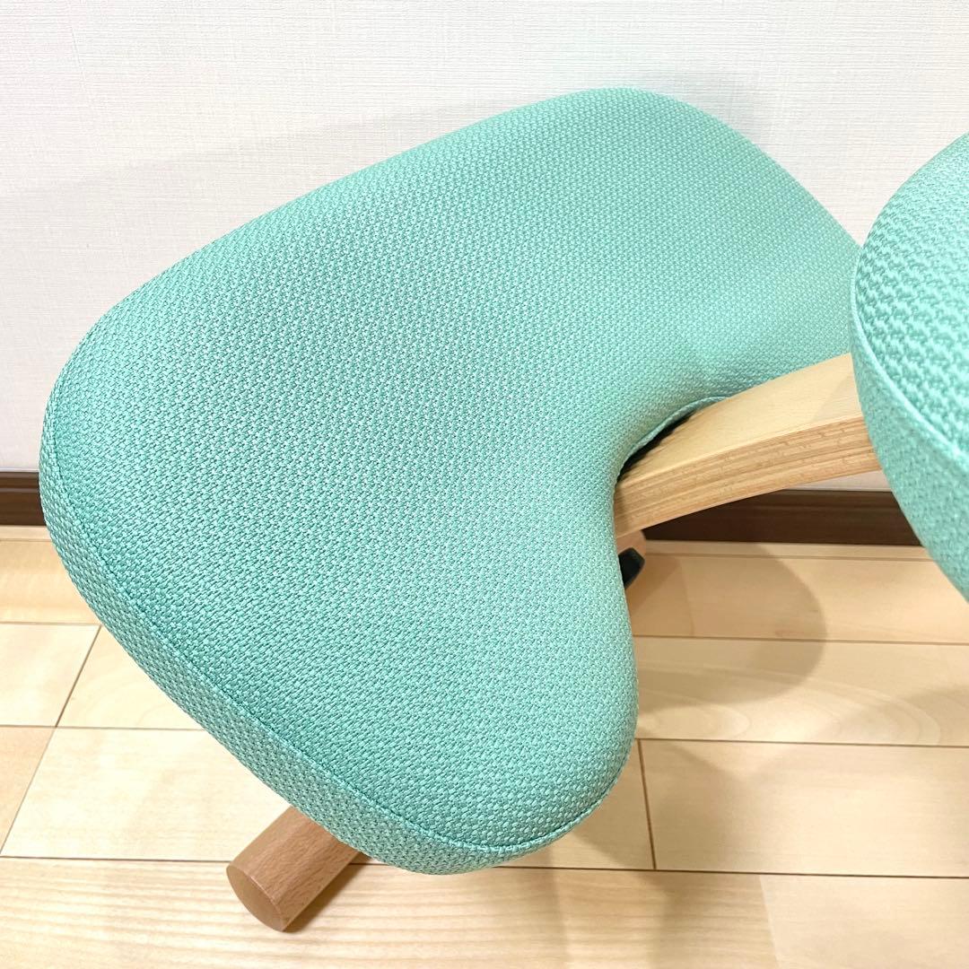 バランスラボ バランスチェア バランスイージー ライトグリーン 中古美品