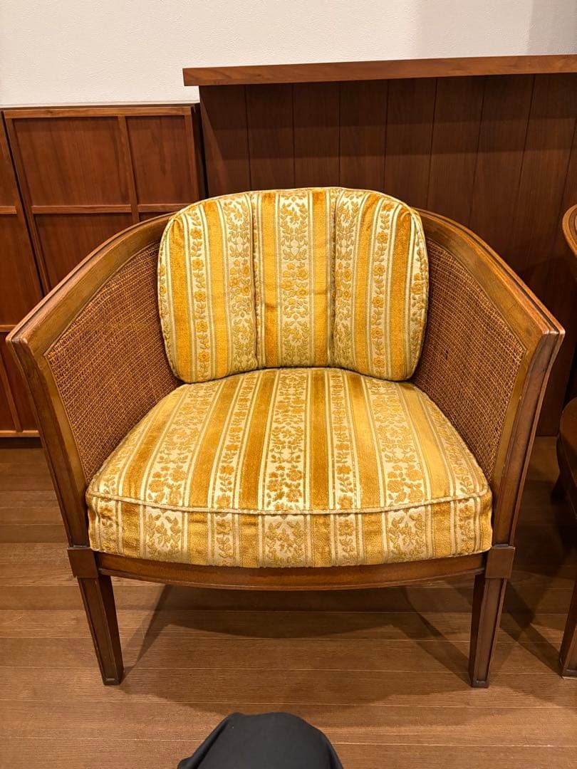 2脚　DREXELHERITAGE ケインバック ラタン ドレクセルヘリテイジ