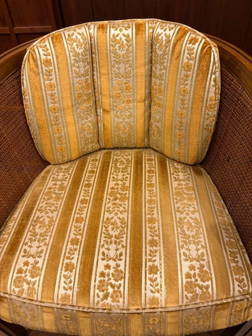 2脚　DREXELHERITAGE ケインバック ラタン ドレクセルヘリテイジ