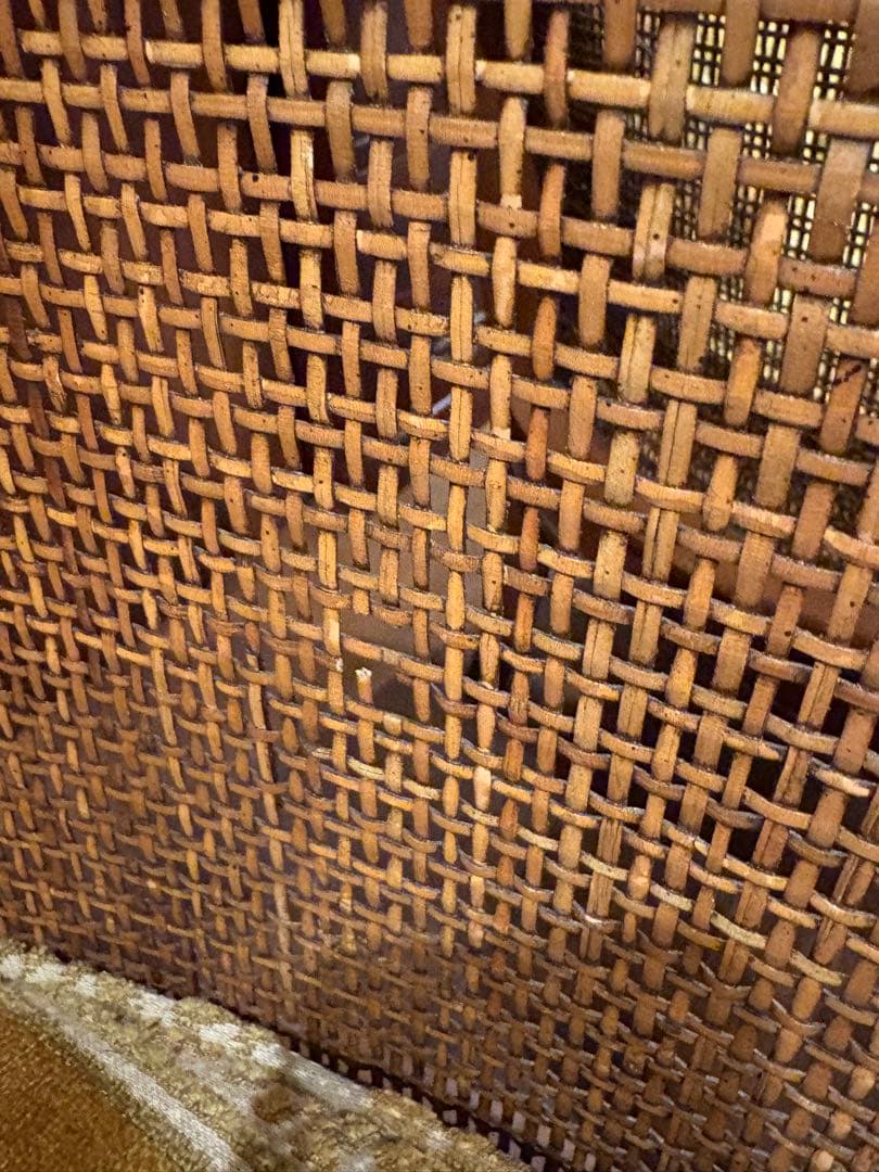 2脚　DREXELHERITAGE ケインバック ラタン ドレクセルヘリテイジ