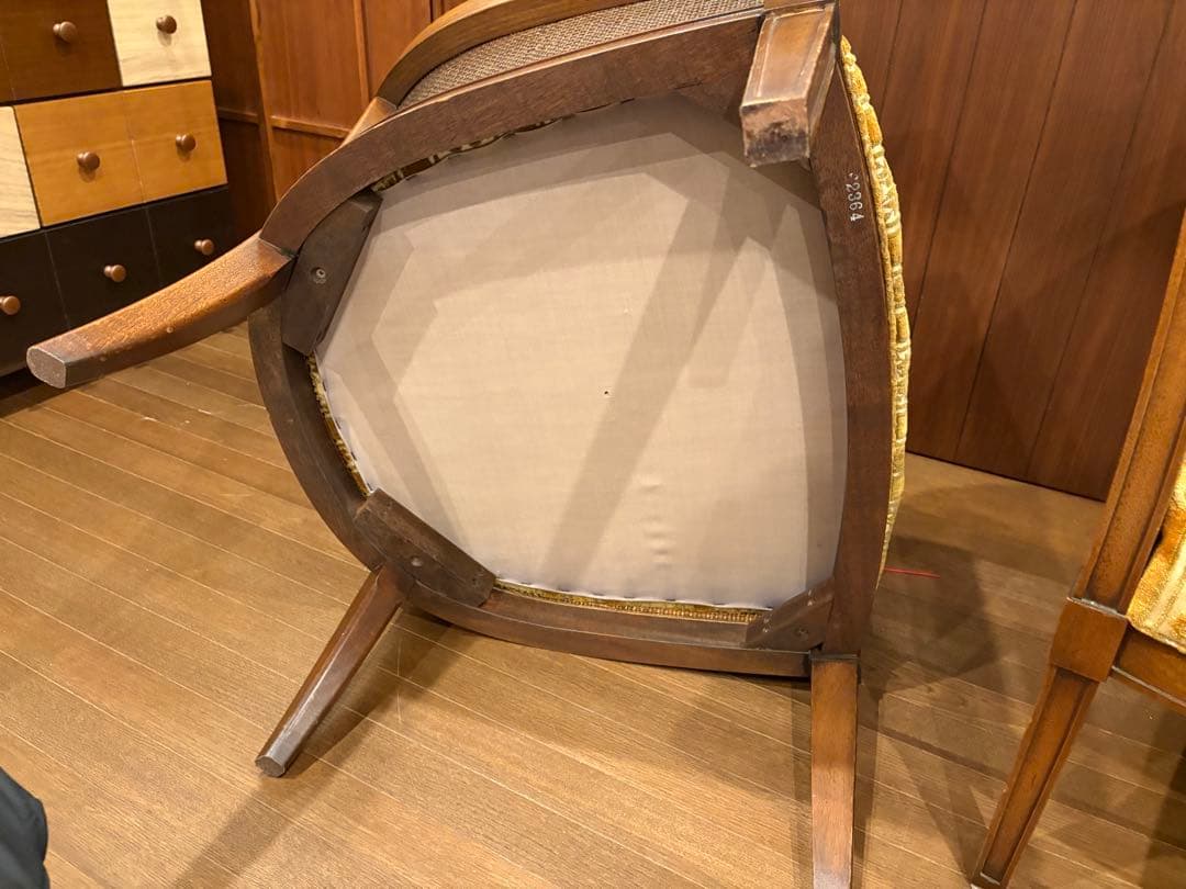 2脚　DREXELHERITAGE ケインバック ラタン ドレクセルヘリテイジ