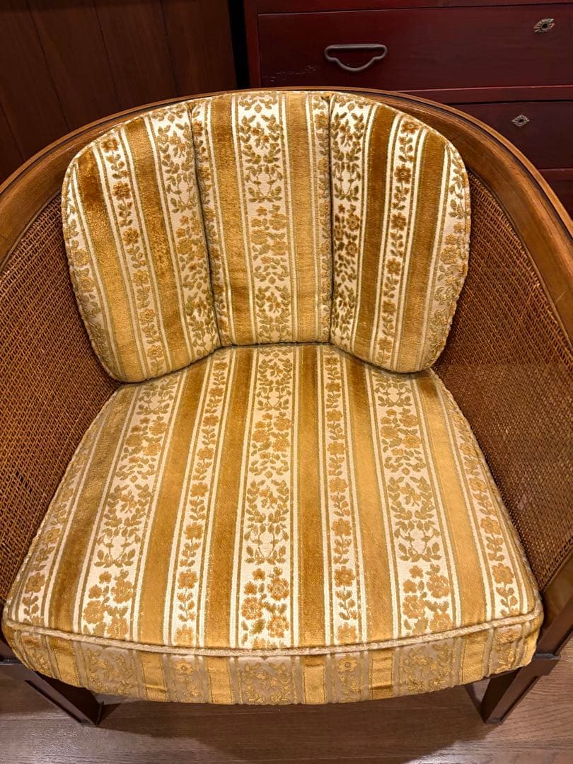 2脚　DREXELHERITAGE ケインバック ラタン ドレクセルヘリテイジ