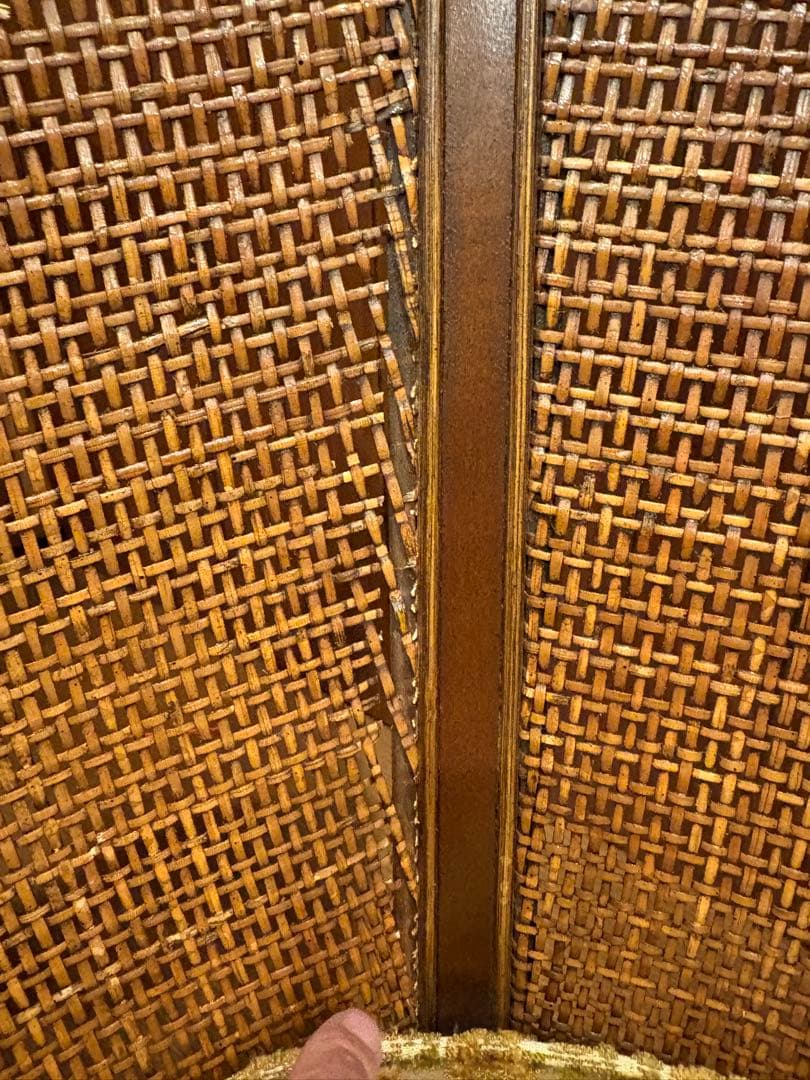 2脚　DREXELHERITAGE ケインバック ラタン ドレクセルヘリテイジ