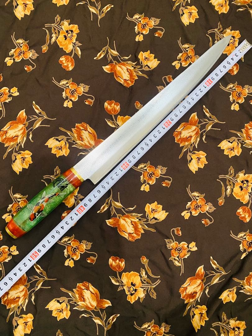 筋引360mm SG2 両刃　ダマスカス 71層