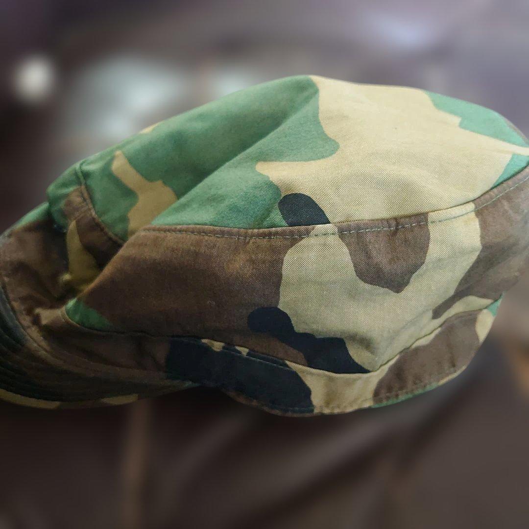 アメリカ米軍　キャップ　ミリタリー　激レア品　上等兵　略称付　冬季使用