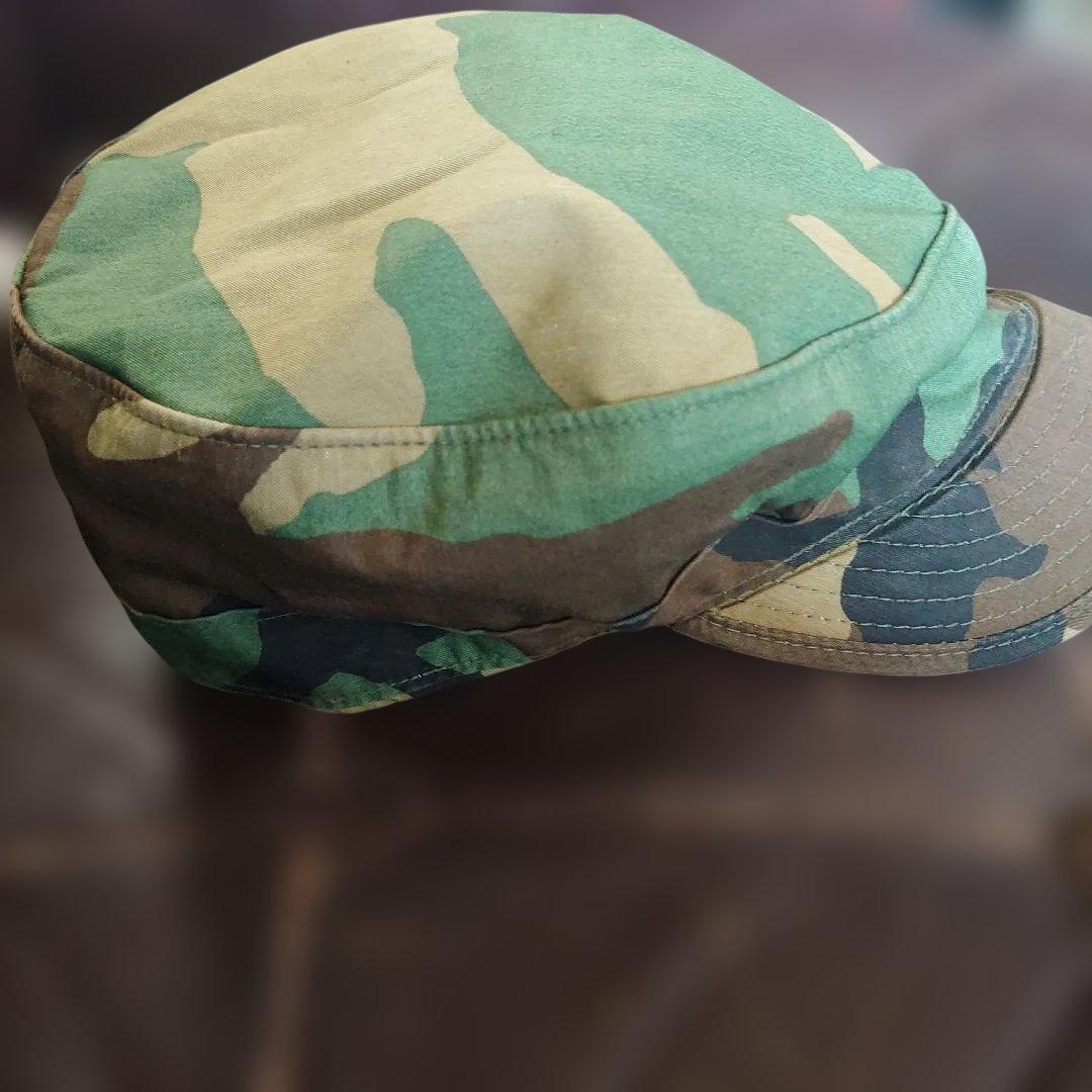 アメリカ米軍　キャップ　ミリタリー　激レア品　上等兵　略称付　冬季使用