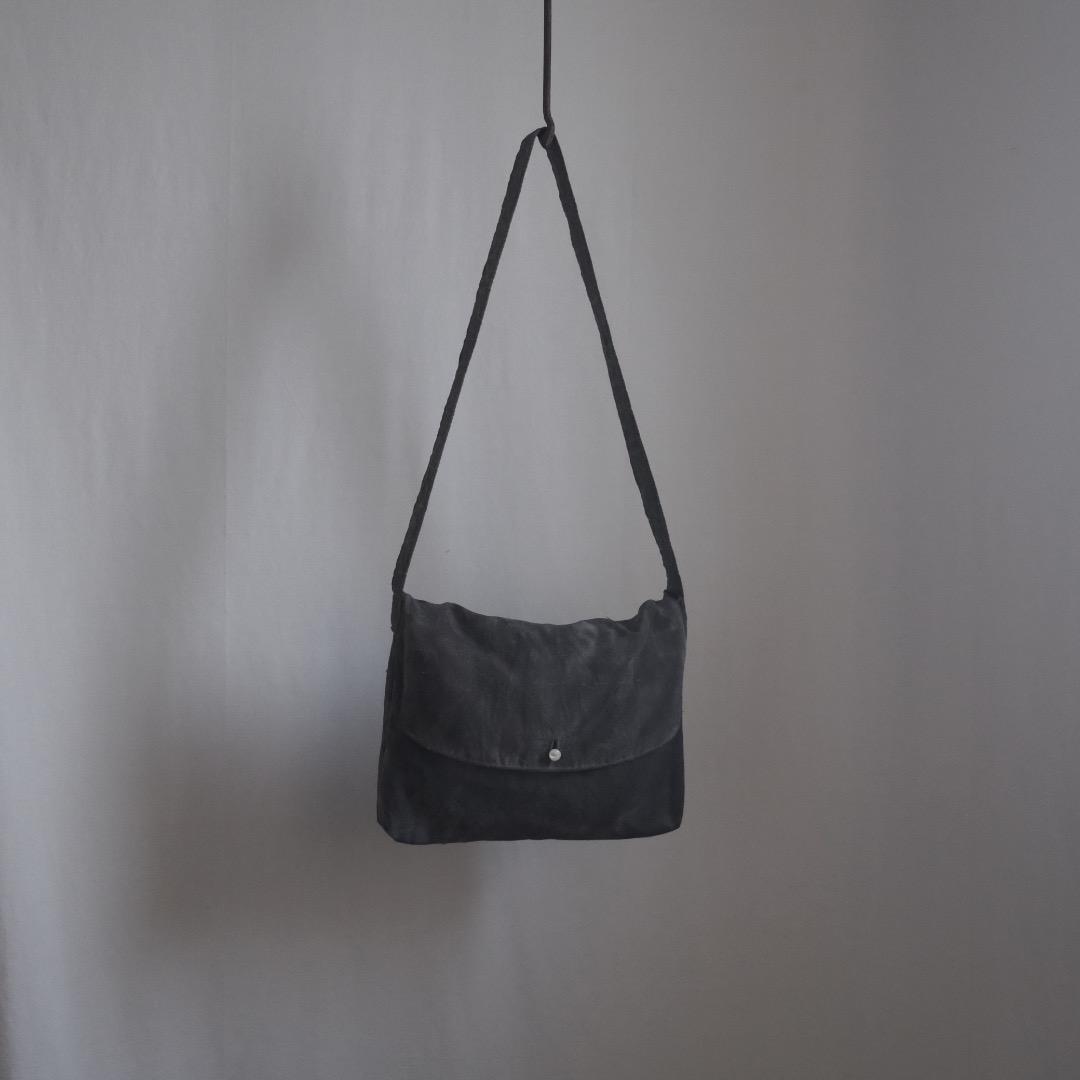 鞄 5　アンティーク　シルク　柿渋染め　古布　バッグ　ショルダー　リネン　ヘンプ