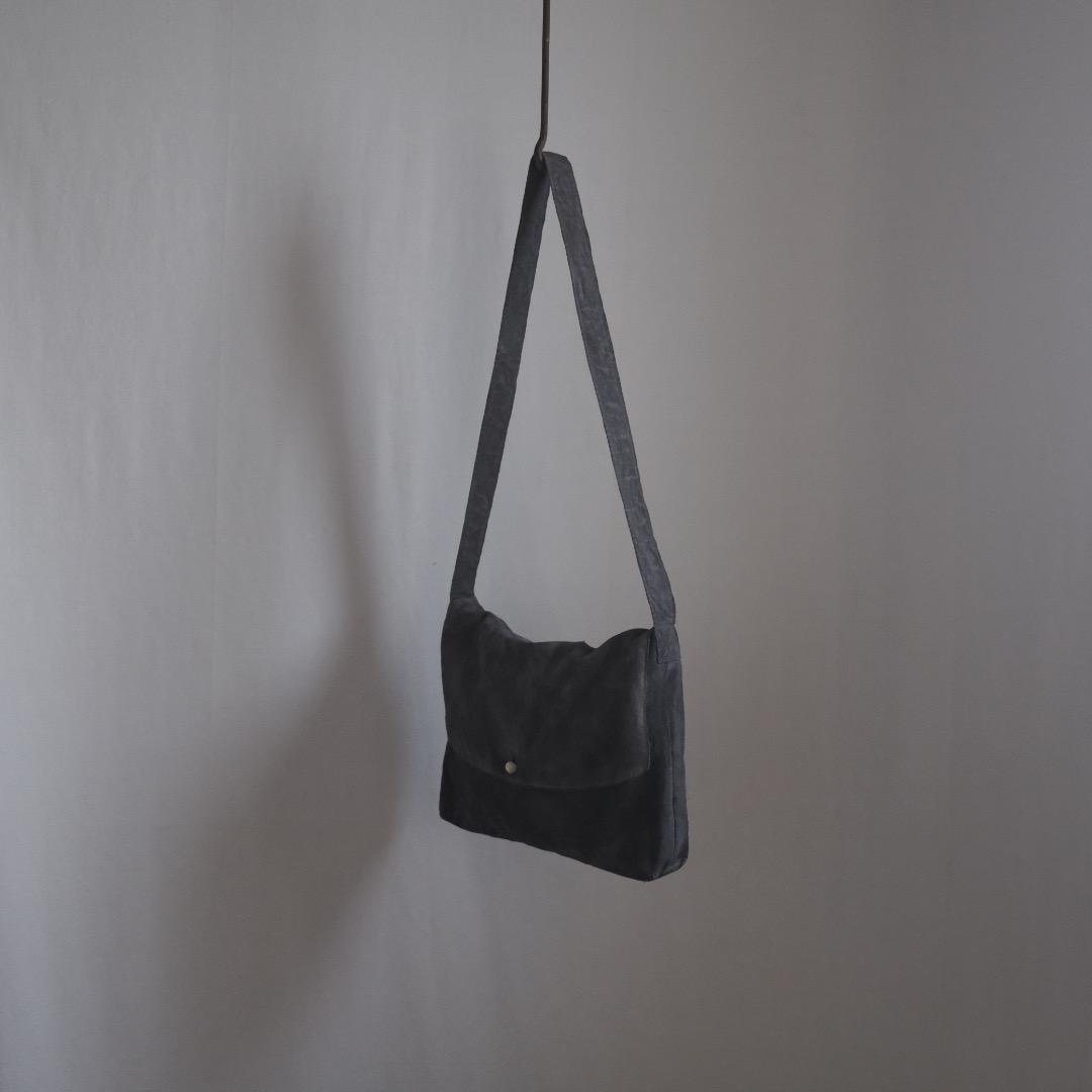 鞄 5　アンティーク　シルク　柿渋染め　古布　バッグ　ショルダー　リネン　ヘンプ