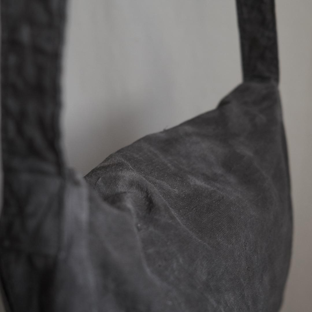 鞄 5　アンティーク　シルク　柿渋染め　古布　バッグ　ショルダー　リネン　ヘンプ