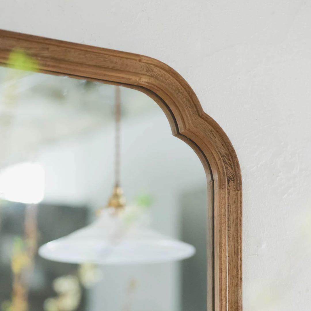 【 antry 】wood arch ミラー Long