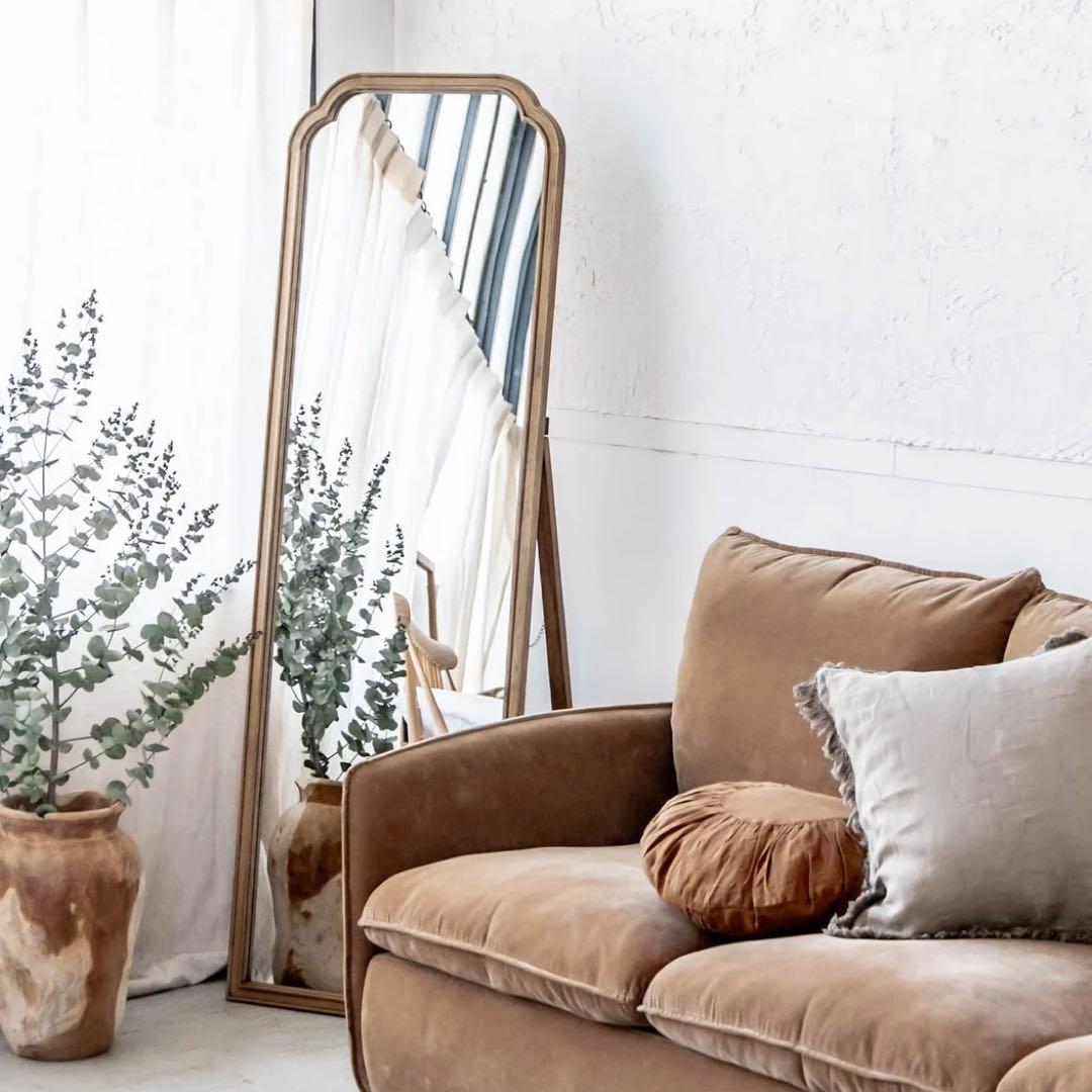 【 antry 】wood arch ミラー Long