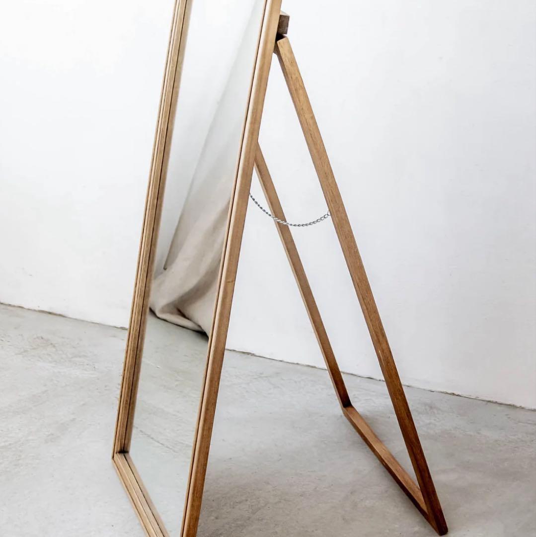 【 antry 】wood arch ミラー Long