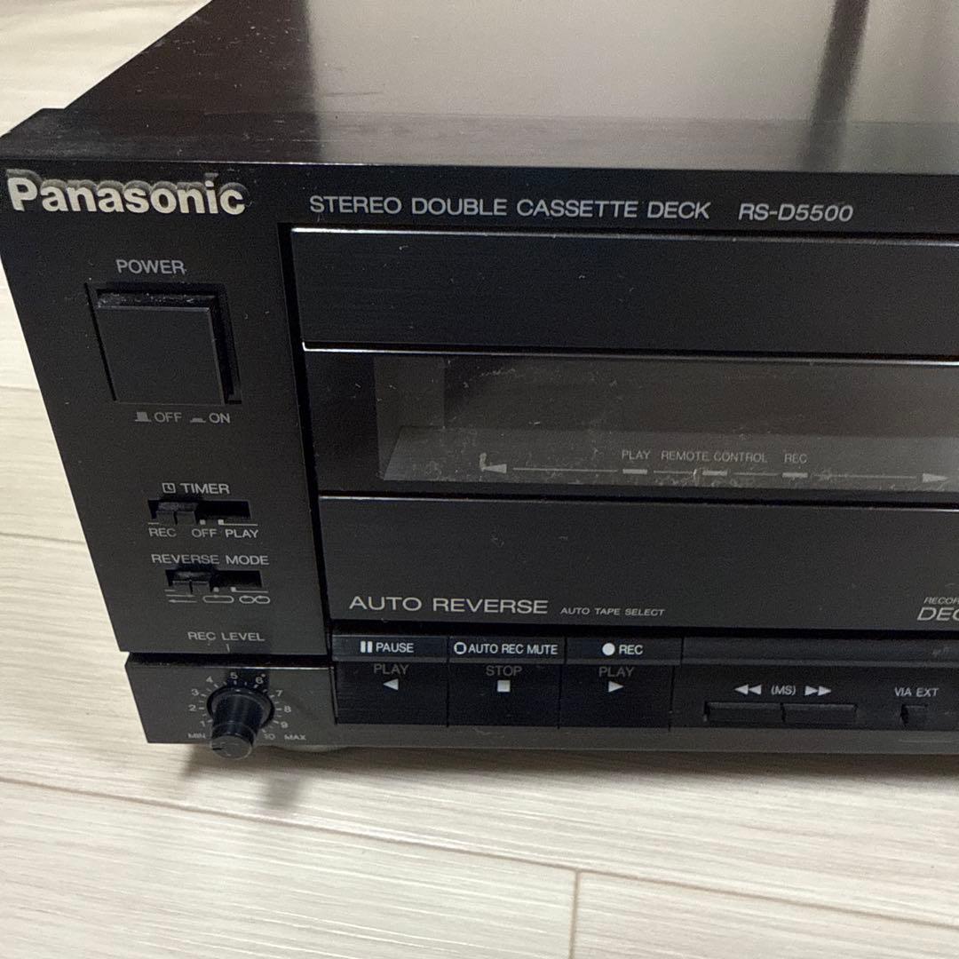 Panasonic D5500 システムコンポ 3点セット通電確認済み ジャンク