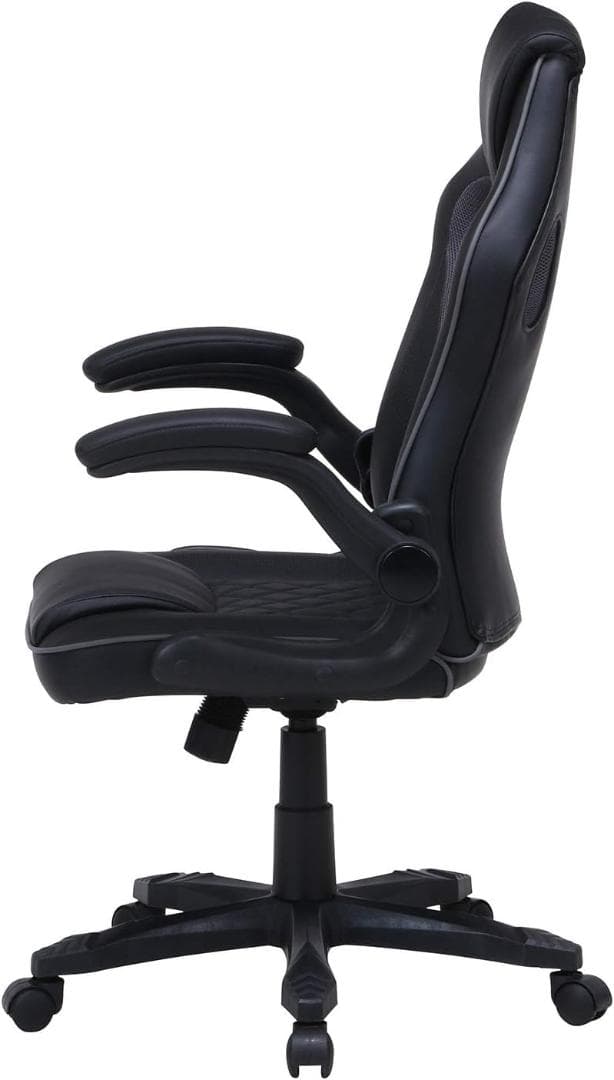 FJ DC GM　デスクチェア　ブラック＊グレー　ワーキングチェア