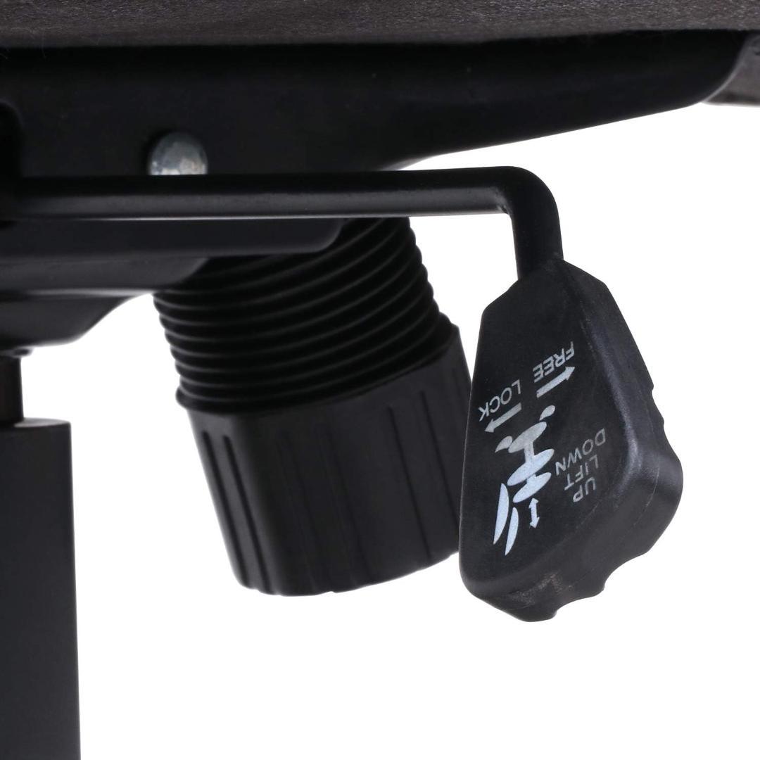 FJ DC GM　デスクチェア　ブラック＊グレー　ワーキングチェア