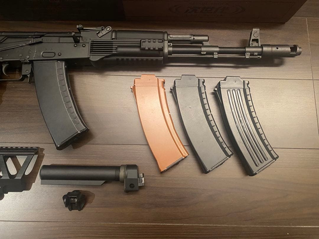 【廃盤・美品】東京マルイ 次世代 AKS74N 外装カスタム 付属品多数