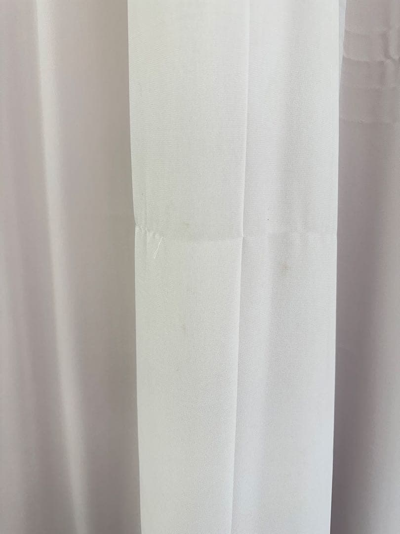 フランフラン　フリルバランス ダブルカーテン　ライトピンク　姫系　2枚セット