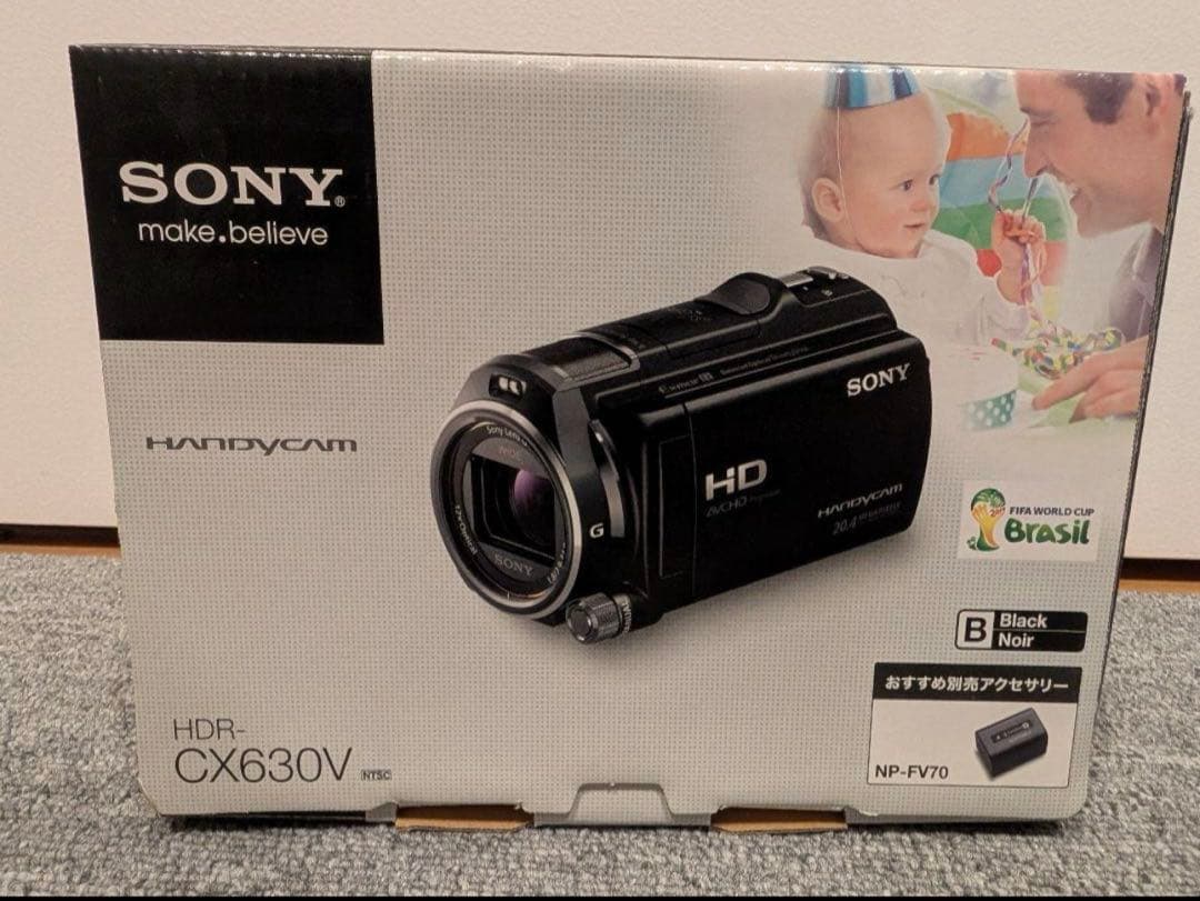 【美品】SONY ハンディカム　HDR-CX630V ブラック