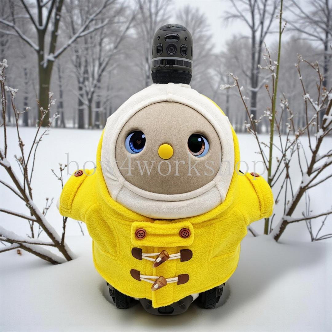 ラボット服／ハンドメイド ダッフルコート（イエロー）