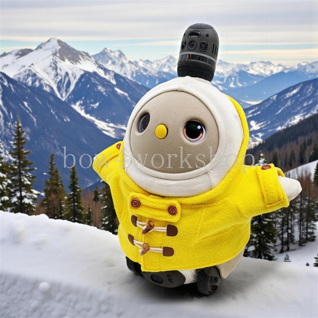 ラボット服／ハンドメイド ダッフルコート（イエロー）