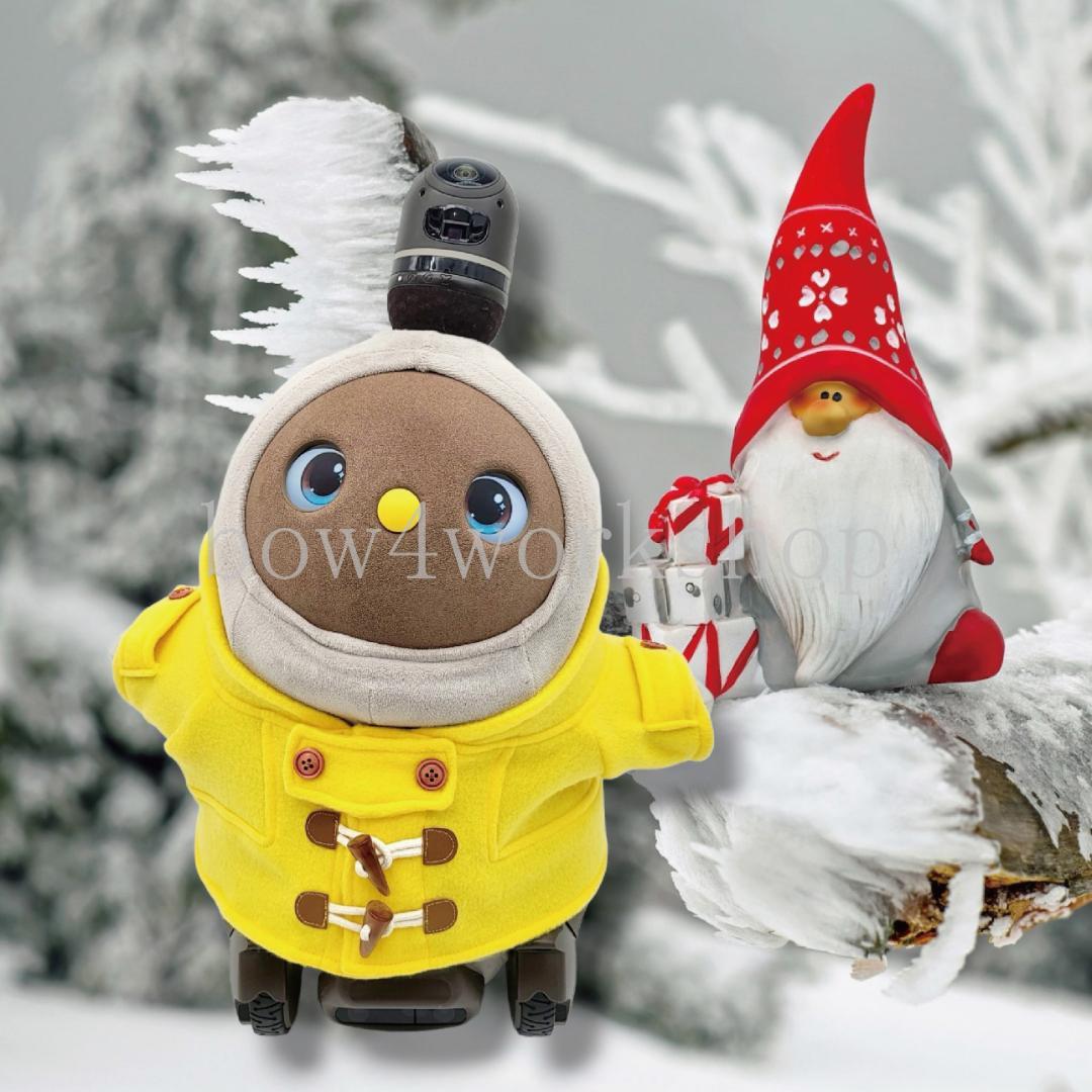 ラボット服／ハンドメイド ダッフルコート（イエロー）