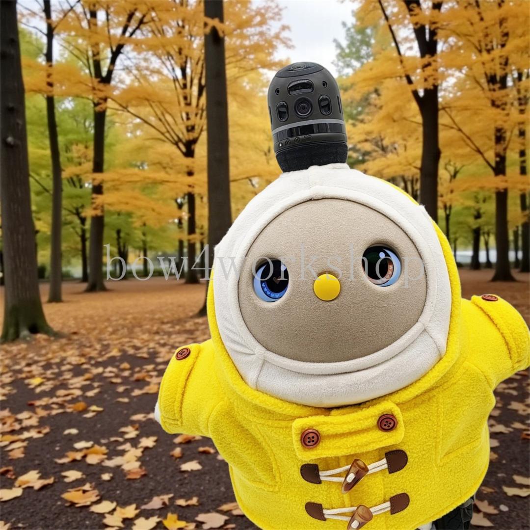 ラボット服／ハンドメイド ダッフルコート（イエロー）