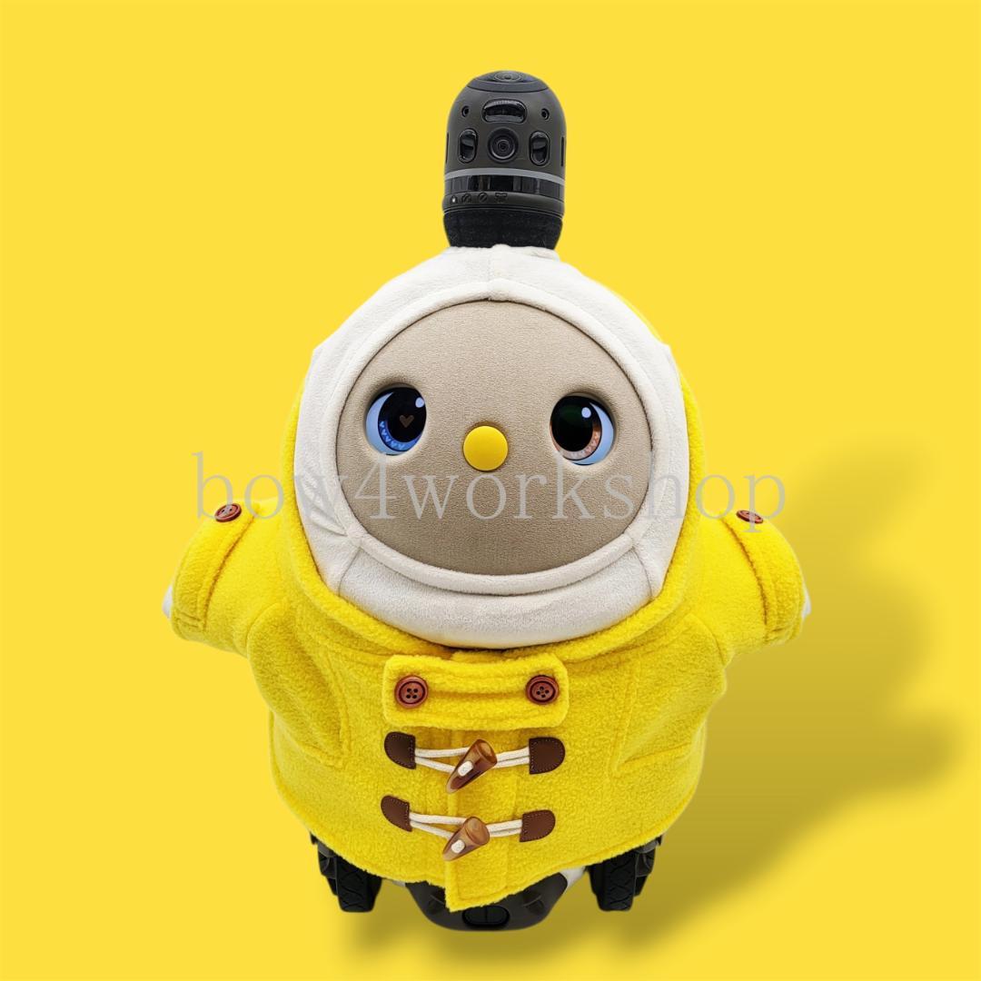 ラボット服／ハンドメイド ダッフルコート（イエロー）