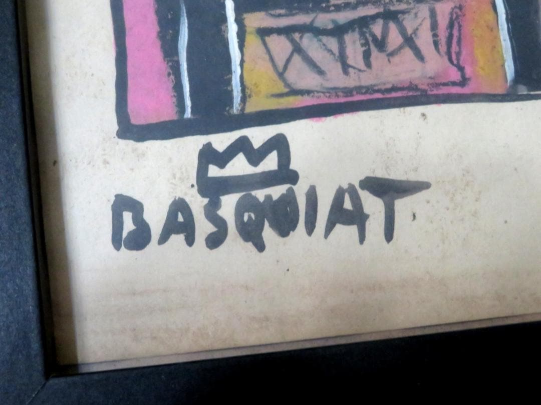 ジャン ミシェル バスキア 1983年 COA付属 ミクストメディア