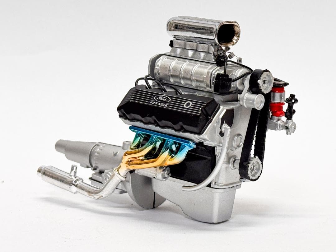 GMP ★FORD 427 SOHC★ エンジン&トランスミッション★ 1/18