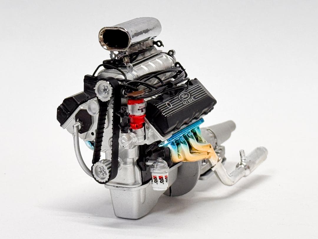 GMP ★FORD 427 SOHC★ エンジン&トランスミッション★ 1/18