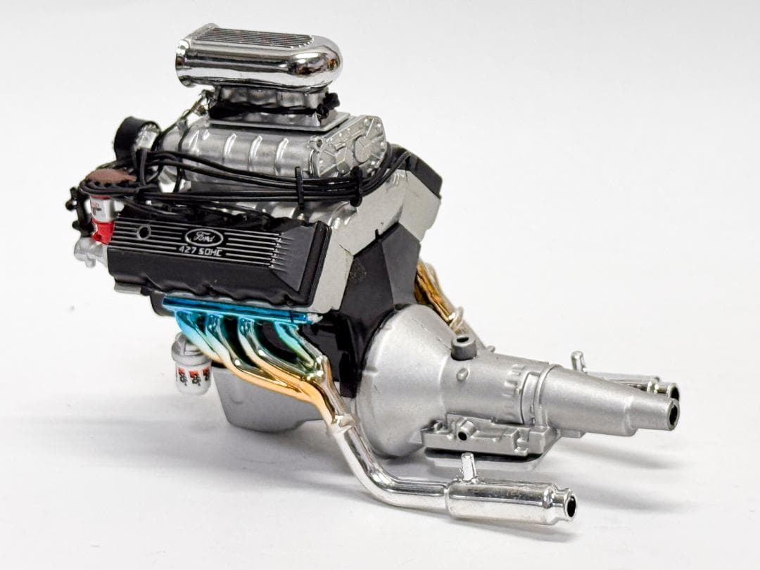 GMP ★FORD 427 SOHC★ エンジン&トランスミッション★ 1/18