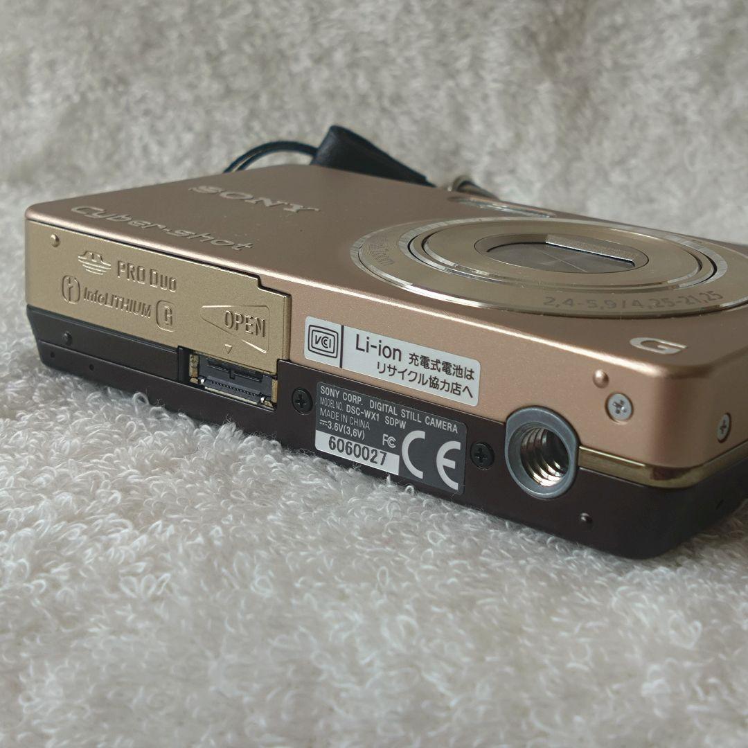【動作確認済】Sonny ソニー Cyber-shot DSC-WX1 ゴールド