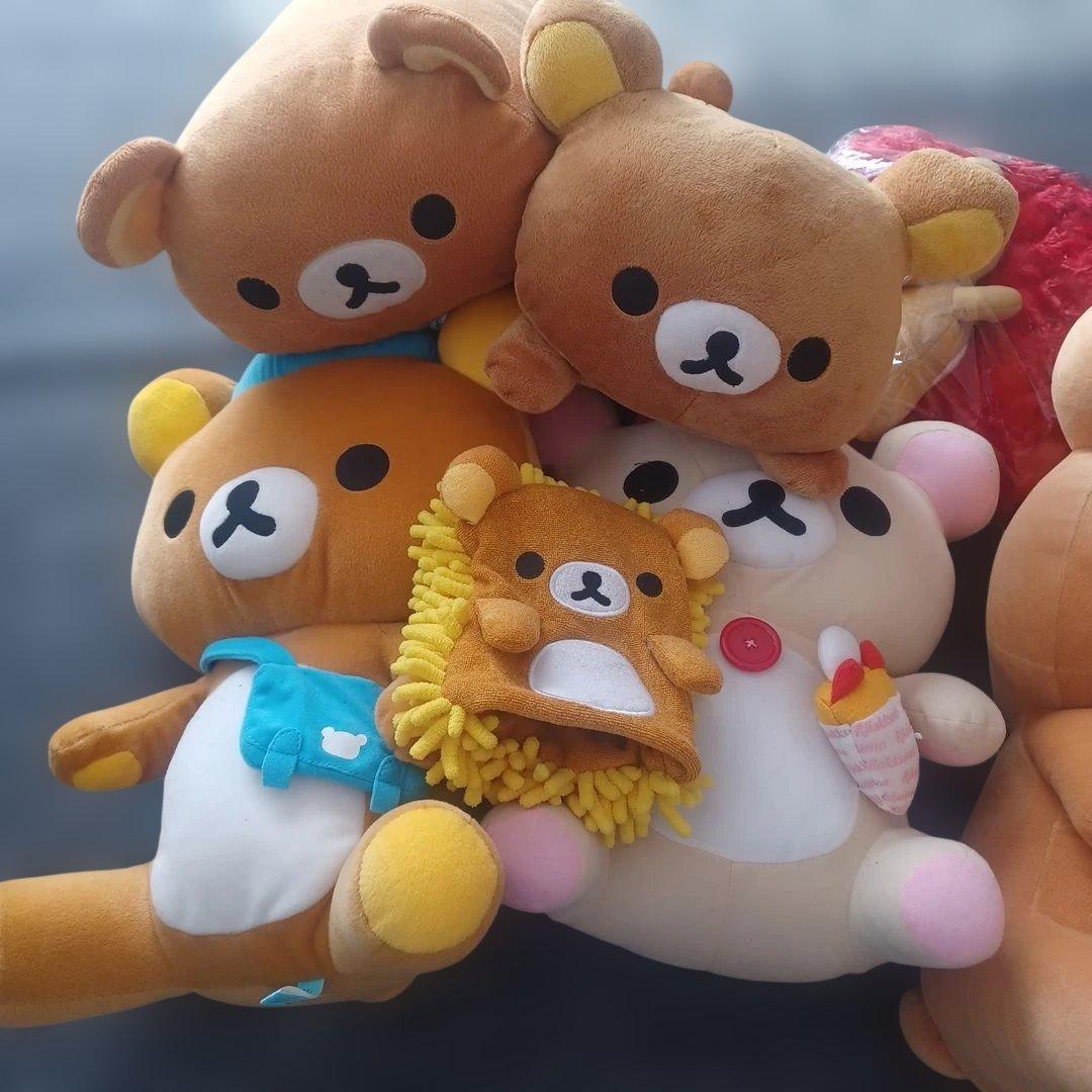 リラックマ　サンリオ　ぬいぐるみ　モップ　レトロ　7点　レア