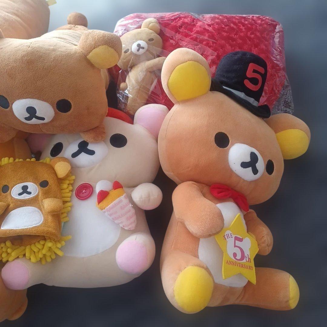 リラックマ　サンリオ　ぬいぐるみ　モップ　レトロ　7点　レア