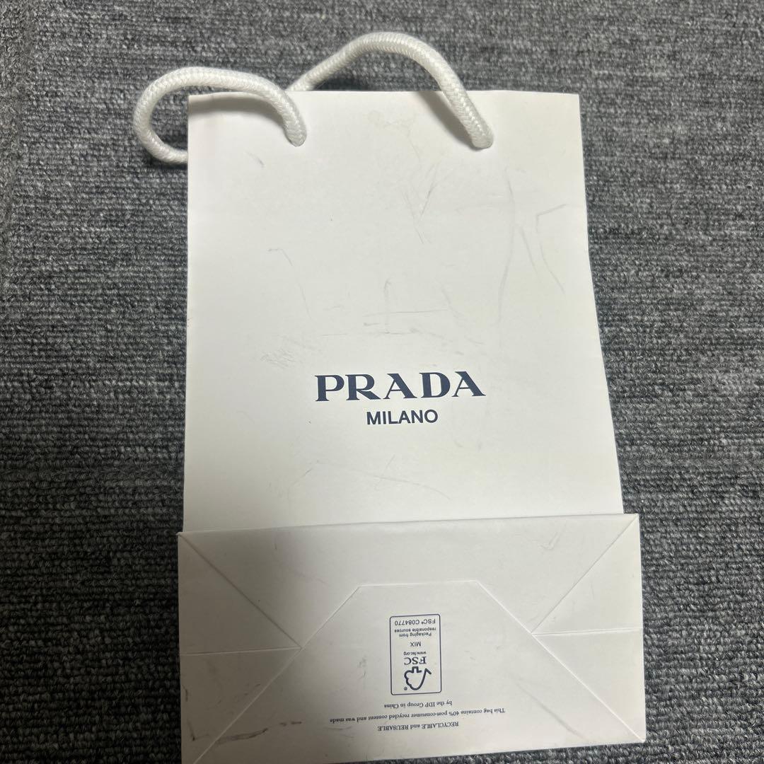 PRADA ブラック レザー 長財布 保存袋付き