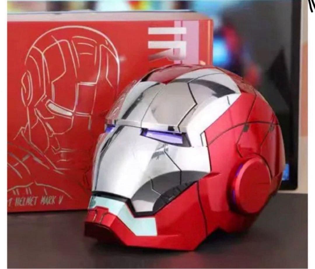 新品AUTOKINGアイアンマン マーク5 MK5 マスク 銀