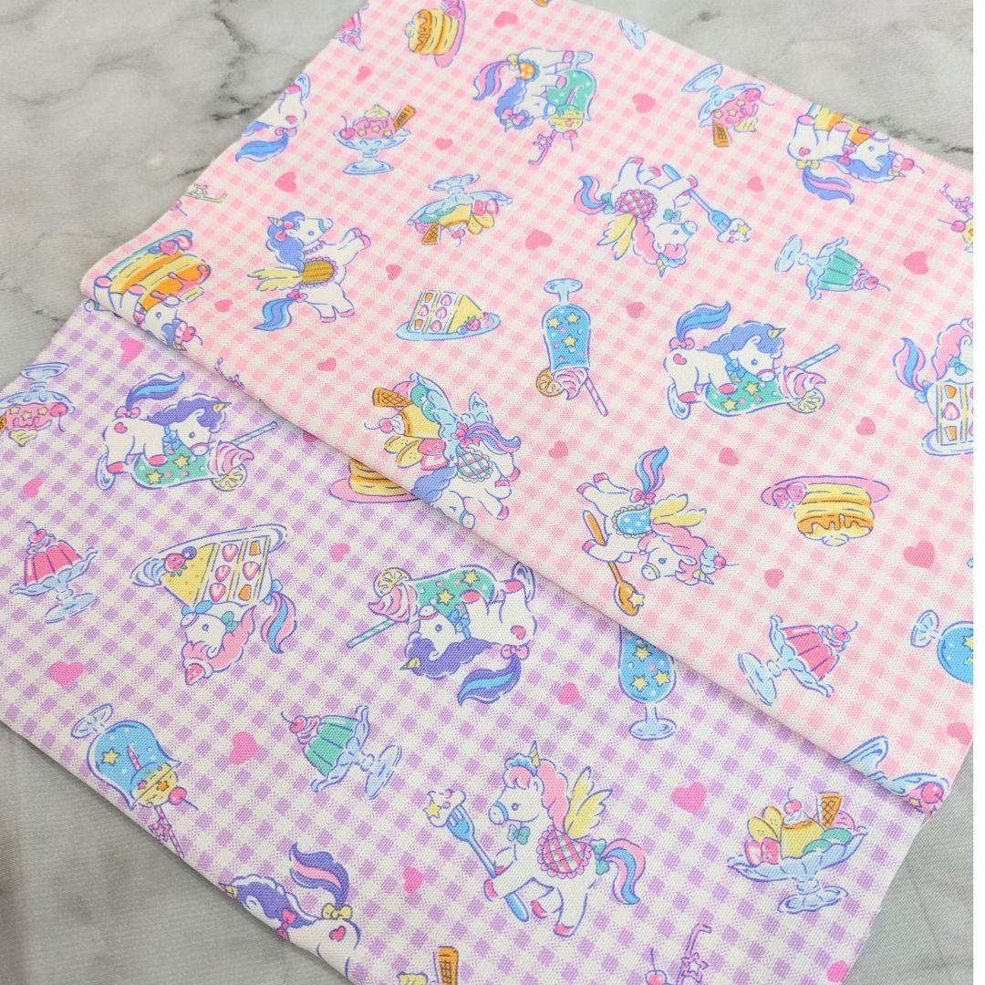 ２５×３５cmランチョンマット♡四枚♡ハンドメイド♡ミニユニコーン