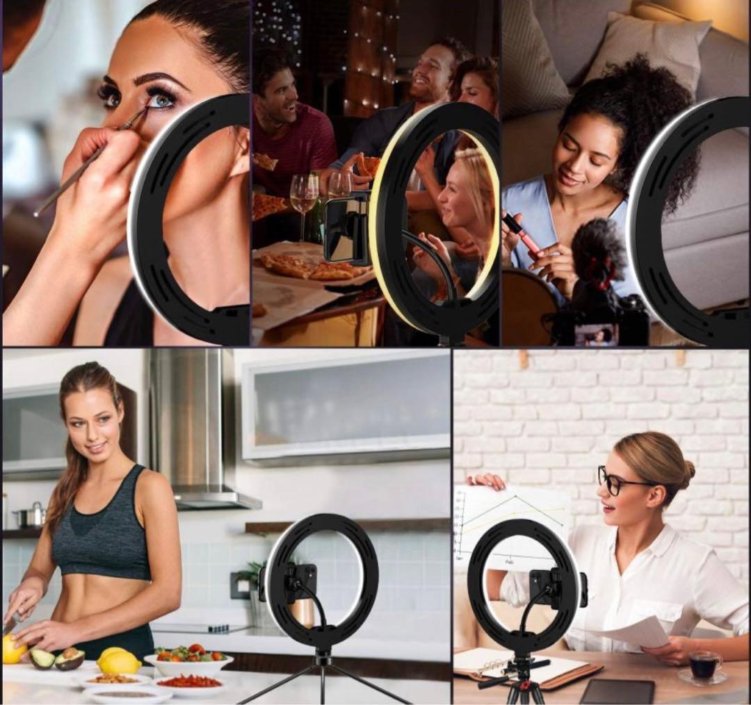 スマホアクセサリー Yesker 10'' LED Ring Light