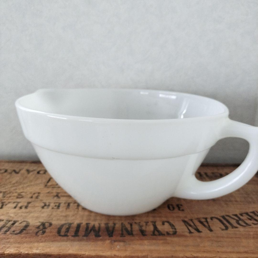 【美品】ファイヤーキング　ビンテージ 白　ホワイト　バターボウル