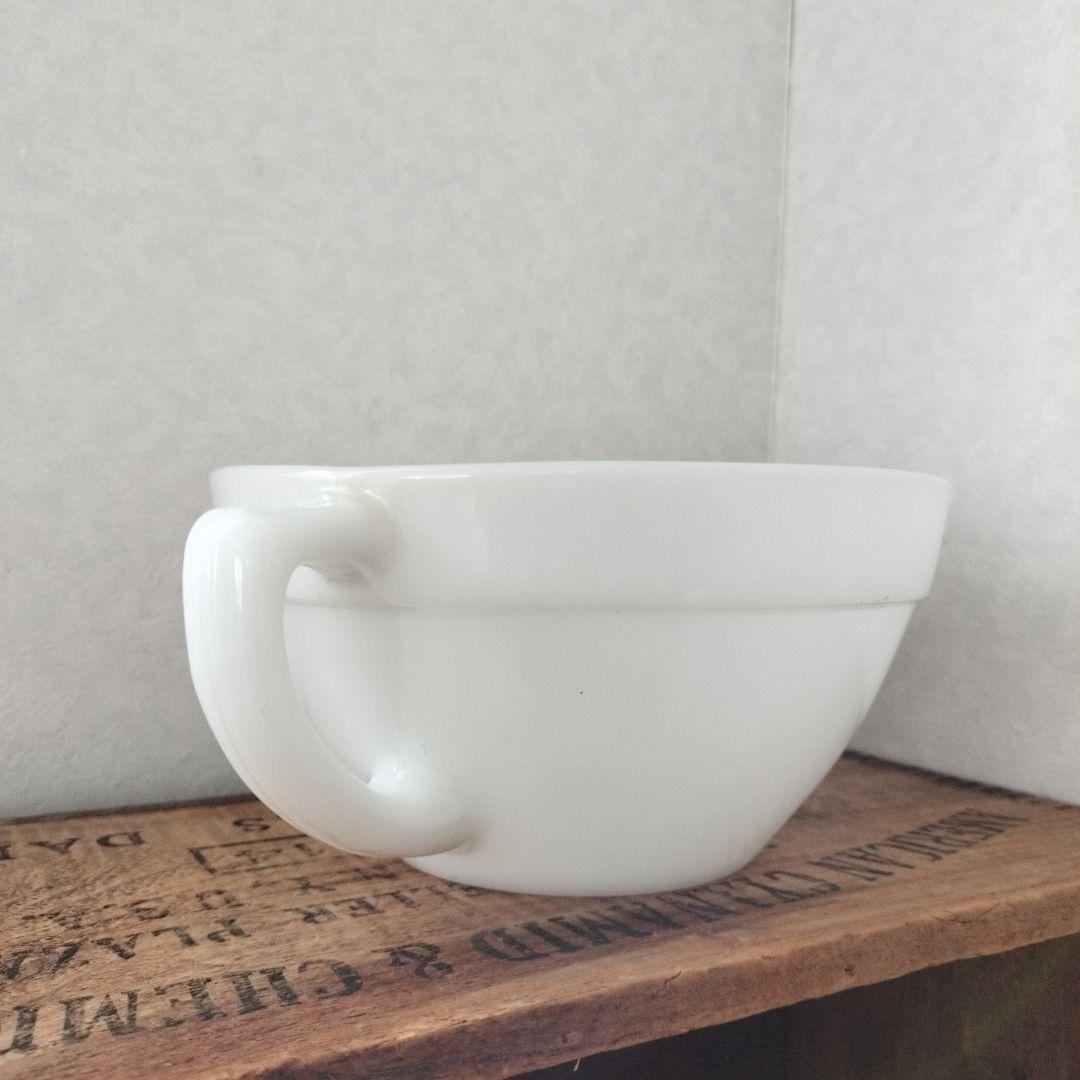 【美品】ファイヤーキング　ビンテージ 白　ホワイト　バターボウル