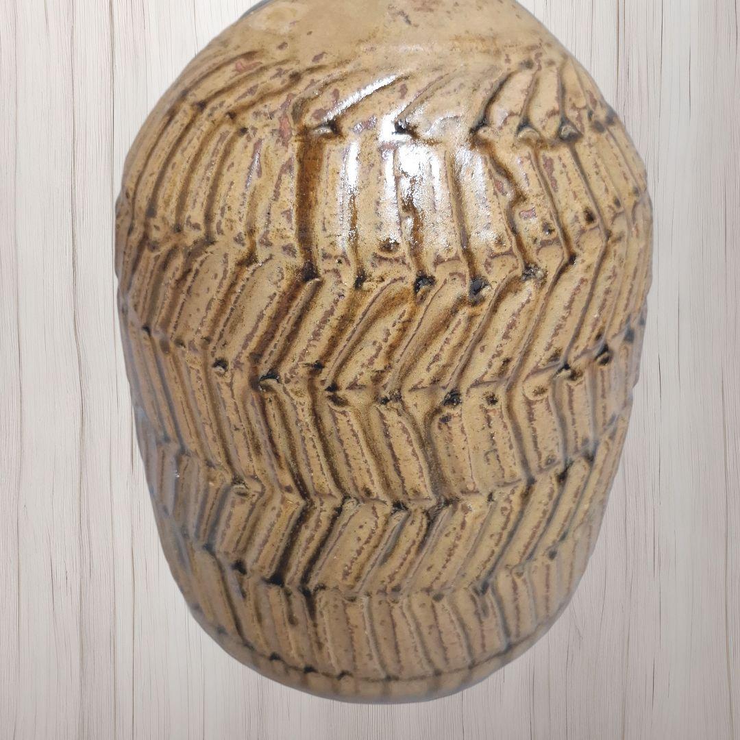 唐津焼　眉山窯　飾り壺　花瓶　壺 　置物　インテリア　花器　工芸品　床の間
